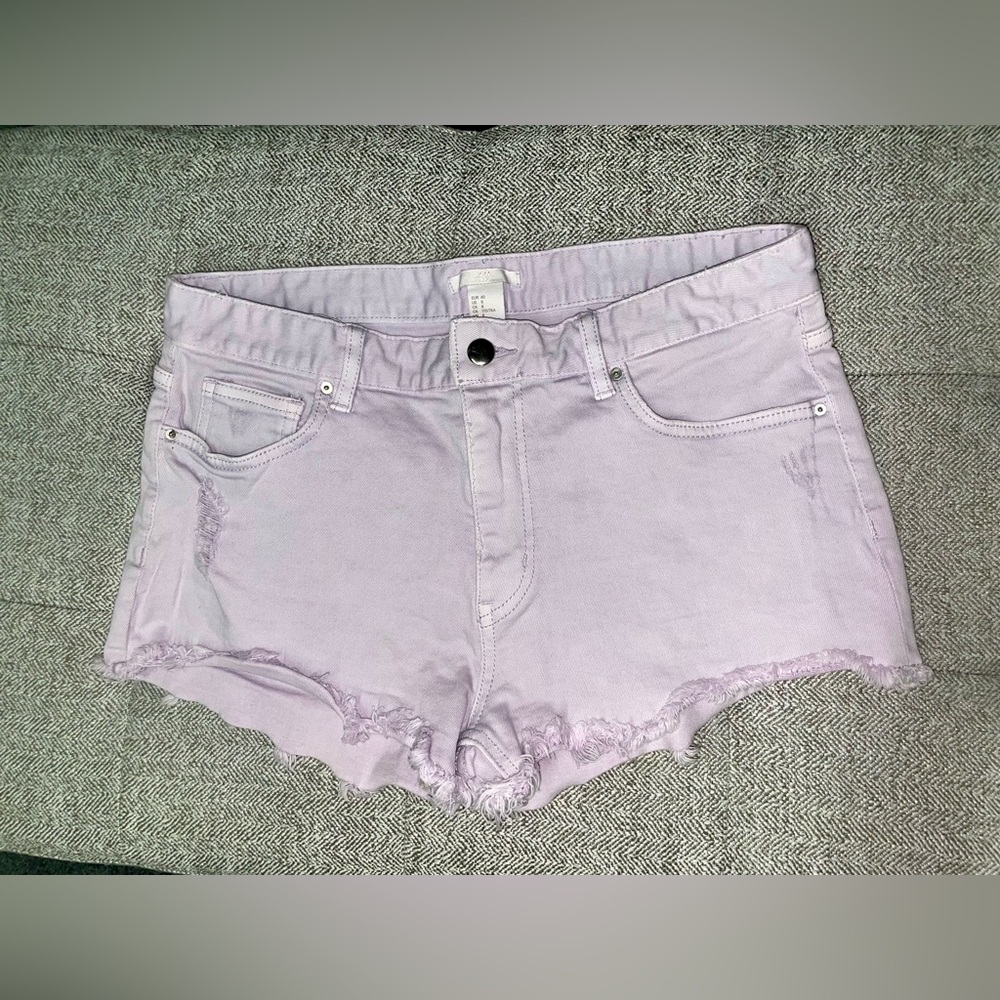 H&M Light Purple Women's Jean Shorts